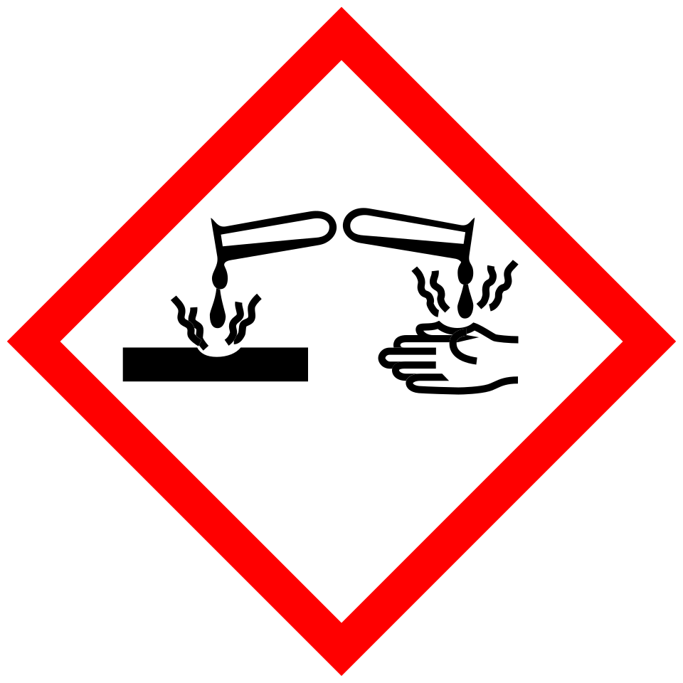 GHS Pictogram Acid.svg